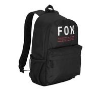 Fox Racing Clean Up Rucksack, schlanke Alltags-Schul- & Straßentasche mit Laptophülle, Wasserflaschentasche & verstellbaren Trägern, Schwarz