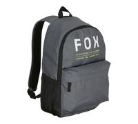 Fox Racing Clean Up Rucksack, schlanke Alltags-Schul- & Straßentasche mit Laptophülle, Wasserflaschentasche & verstellbaren Trägern, Graphitgrau