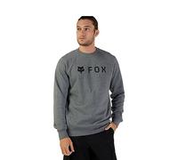 Fox Racing Herren Absolute Fleece Crew, Graphitgrau meliert, Large