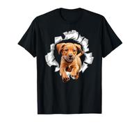 Fox Red Lab Mom Dad Jumping Labrador Retriever T-Shirt