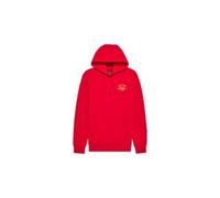 Fox Hoodie SLOGAN FLEECE PO rot XL