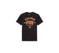 T-Shirt FOX Slogan Prem SchwarzS Schwarz