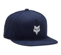 Fox Racing Cap Fox Head Snapback Verstellbar Einheitsgröße Marineblau