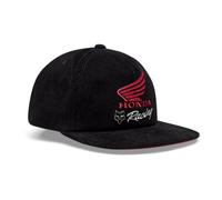 Fox Snapback Cap HONDA ADJUSTABLE schwarz