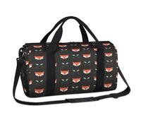Fox Sporttasche, Motiv: Fuchs, Wochenende, Übernachtung, Reisetasche, Reisetasche, Reisetasche, für Kinder, Mädchen, Jungen, Damen, Herren