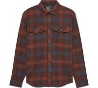 FOX SURVIVALIST CORE FLANNEL LS Hemd dunkel braun XL