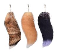 Fox Tail 16 Inch Therian Tail Fuchsschwanz Furry Tail Therian Black Fuchs Schwanz Fox (7)