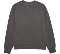Fox Unisex-Adult Blouse Wordmark Oversized Fleece Crew Pewter L, PEWPER, L