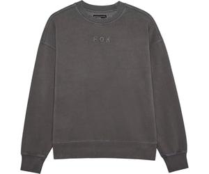 Fox Unisex-Adult Blouse Wordmark Oversized Fleece Crew Pewter L, PEWPER, L