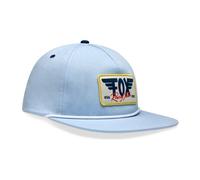 fox winged snapback cap blau damen