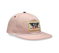 fox winged snapback cap rosa damen