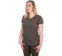 Fox Women's Clothing V-Neck Damen (Smoky Gray/Green Mottled) Smoky Gray/Green Mottled S