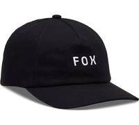 Fox Wordmark Adjustable Cap (Größe ONE SIZE, schwarz)