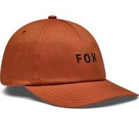 Fox Wordmark Adjustable Hat OS Cognac
