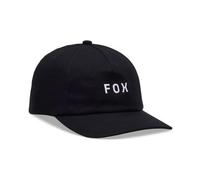 Fox Wordmark Adjustable Cap (Größe ONE SIZE, schwarz)
