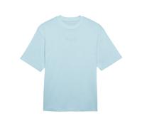 Fox Wordmark Ov SS Tee L Light Blue