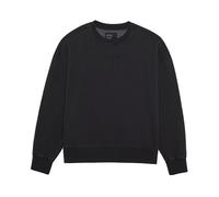 Fox Wordmark Oversized Fleece Crew M Black