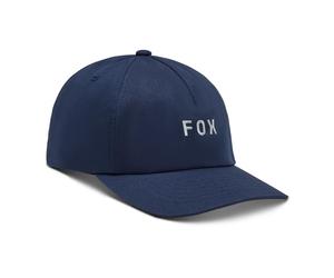 FOX Wordmark verstellbare Kappe blau