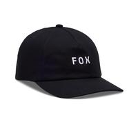 FOX Wordmark verstellbare Kappe schwarz