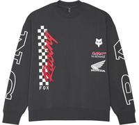 FOX X ONDA OVERSIZED PLEECE CREW Pullover dark shadow grau XL