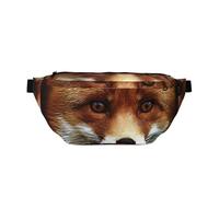 Fox2 Gürteltasche mit Aufdruck, lässig, leicht, Crossbody-Hüfttasche, Hüfttasche mit verstellbarem Riemen