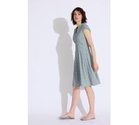 FOXS - Kleid DYVIA geometrisch grün gemustert grün - Gr. - 40