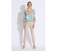 FOXS - Stoffhose Messini Champaign mit Stretchanteil und elastischem Bund creme - Gr. - 36