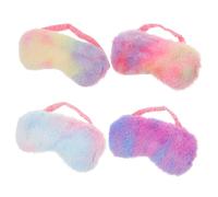 FOYTOKI Bunte üsch Schlafmasken Weiche Augenmaske Für Entspannende Nächte Farbenfrohe Schlafaugenbedeckung Für Partys Perfekt Für Frauen Und änner Inkl Zartem Design