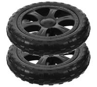 FOYTOKI Einkaufswagen Ersatzräder Kunststoff 2 Stück mit Hoher Tragfähigkeit für Supermarkt und Warenwagen