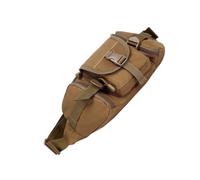 FOYTOKI Multifunktionale wasserdichte Outdoor gürteltasche aus Nylon Verstellbar Leichte Sporttasche für Wandern Angeln Reisen mit Mehreren Fächern für Männer und Frauen