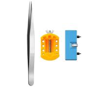 Fozriybefy Uhrmacher-Reparatur-Werkzeugsatz, Schlüssel, Rückdeckel-Entferner, Öffnungswerkzeuge für Den Batteriewechsel, Uhrenreparaturwerkzeug