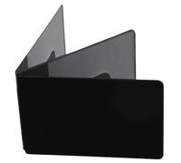 Fozriybefy Ultra DüNne FüHrerschein HüLle Aus Metall FüHrer Scheinin Haber ID Kredit Karten HüLle für Auto Fahr Dokumente (Schwarz)