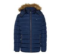 FQ1924 Aksel Steppjacke Herren Winterjacke Jacke mit Kapuze mit Kunstfell, Größe:XXL, Farbe:Estate Blue (194027)
