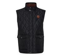 FQ1924 Ando Herren Weste Steppweste Outdoor Weste mit Stehkragen, Größe:L, Farbe:Black Beauty (193911)
