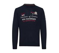 Strickpullover FQ1924 "Strickpullover FQErlo", Herren, Gr. XXL, blau (navy blazer), Obermaterial: 50% Baumwolle CO. 50% Polyacryl PAN., bedruckt, casual, normal, Rundhals, Langarm, Pullover (51519725-