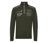 Troyer FQ1924 "Troyer FQErlong", Herren, Gr. L, grün (deep depths), Obermaterial: 50% Baumwolle CO. 50% Polyacryl PAN., bedruckt, normal, Pullover Troyer (54898862-L) deep depths