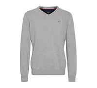 FQ1924 FQFynjard Herren Strickpullover Feinstrick Pullover aus 100% Baumwolle, Größe:M, Farbe:Stone Mix (200274)