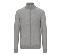 Strickjacke FQ1924 "Strickjacke FQLewis" Gr. 3X, grau (steel gray), Herren, Obermaterial: 100% Baumwolle CO., Strickjacken (60268654-3X) steel gray