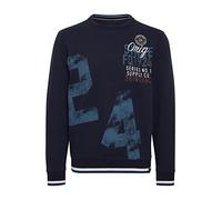FQ1924 FQMangus Herren Sweatshirt Pullover Pulli mit Rundhals-Ausschnitt, Größe:XL, Farbe:Navy Blazer (193923)