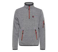 FQ1924 FQPontus Troyer Herren Sweatshirt Pullover Sweater mit Tasche am Arm, Größe:L, Farbe:Asphalt (190201)