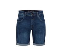 Jeansshorts FQ1924 "Shorts FQRome", Herren, Gr. XL, N-Gr, blau (denim dunkelblau), Obermaterial: 98% Baumwolle CO. 2% Elasthan EL., unifarben, casual, regular fit normal, Jeans (82714521-XL) denim dun