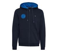 FQ1924 FQWilliam Herren Sweatjacke Kapuzenjacke Sweater mit Kapuze Kordelzug Reißverschluss Baumwollmischung Regular fit, Größe:XXL, Farbe:Salute (194011)