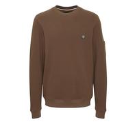 FQ1924 FQWilliam Herren Sweatshirt Pullover Sweater mit Rundhals-Ausschniit Label-Details Rippbündchen 100% Baumwolle Regular fit, Größe:XL, Farbe:Major Brown (190810)