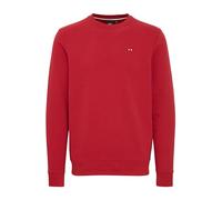 FQ1924 FQWILLIAM Herren Sweatshirt Sweater Pullover mit Rippkragen Rippbündchen Rundhals elastisch Baumwollmischung Regular fit, Größe:3XL, Farbe:Rio Red (191656)