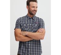 FQ1924 Kurzarmhemd Herren Regular Fit Baumwolle blau, XL