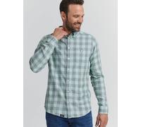 FQ1924 Langarmhemd Herren Regular Fit Baumwolle blau, S