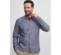 FQ1924 Langarmhemd Herren Regular Fit Baumwolle marine, S