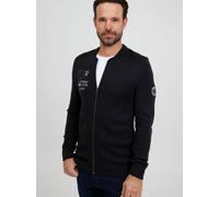 FQ1924 Strickjacke Herren schwarz, XXL
