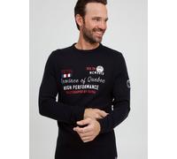 FQ1924 Strickpullover Herren schwarz, L