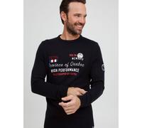 FQ1924 Strickpullover Herren schwarz, XXL